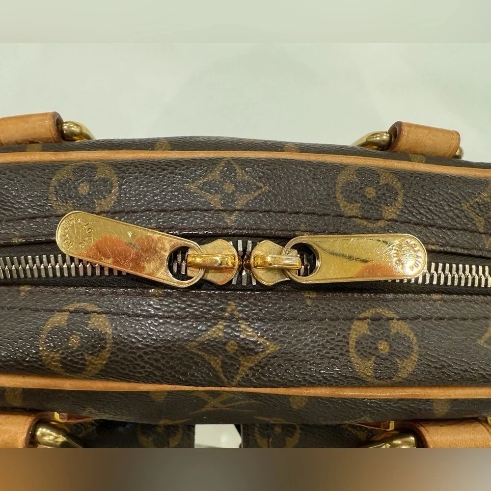 Louis Vuitton Monogram Manhattan PM logo Handbag 2005 collection 100% Authentic - Picture 13 of 16